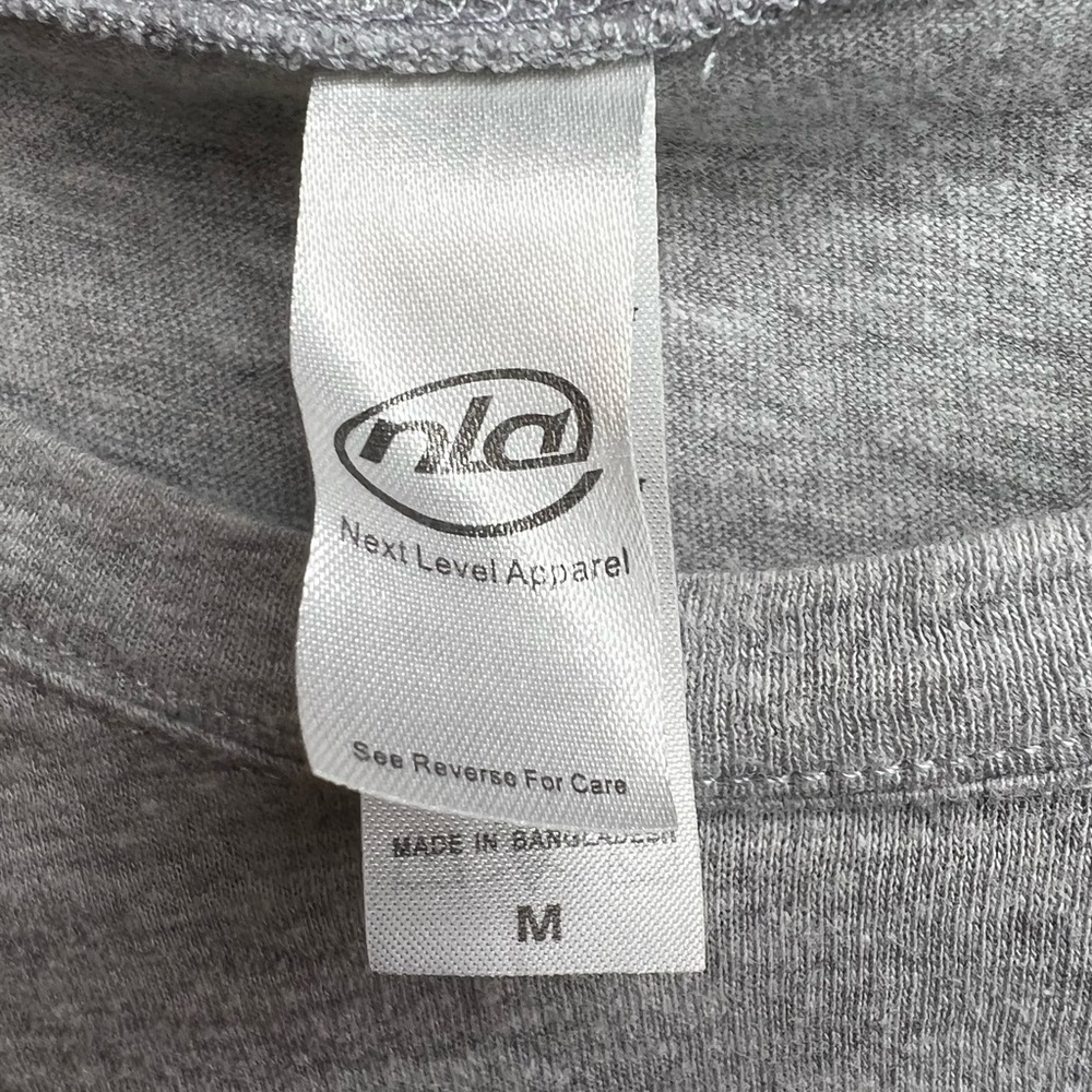 Next Level Apparel Gray Florida Gators Fitted Tee. Size Medium - Picture 4 of 4